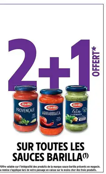 Intermarché Hyper Les sauces barilla offre
