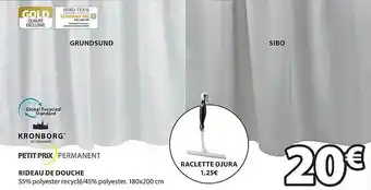Rideau de douche kronborg