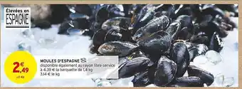 Intermarché Moules d'espagne offre