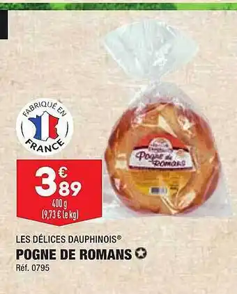 ALDI Pogne de romans les délices dauphinois offre