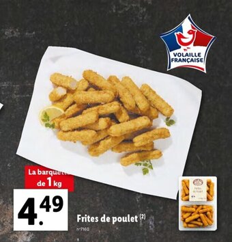 Lidl Frites de poulet offre