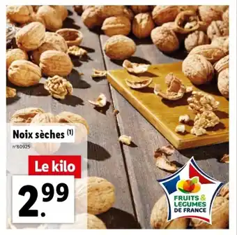 Lidl Noix sèches offre