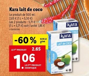 Kara lait de coco