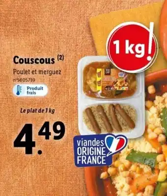 Lidl Couscous offre