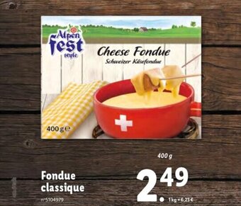 Fondue classique