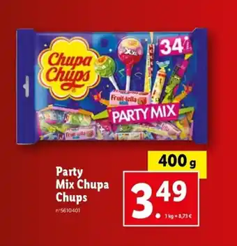 Lidl Party mix chupa chups offre