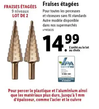 Lidl Fraises étagées offre