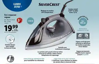 Lidl Fer à repasser vapeur offre