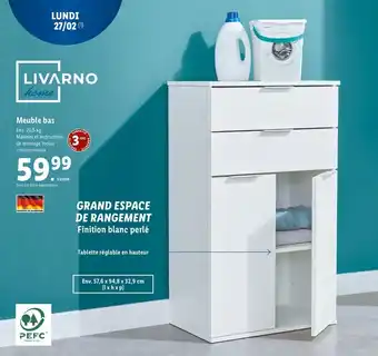Lidl Meuble bas offre