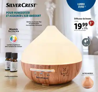 Lidl Diffuseur de brume offre