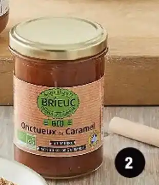 Super U Onctueux de caramel au beurre salé bio offre