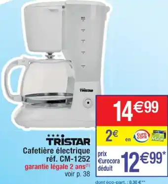 Cora x Carrefour Cafetière Électrique offre