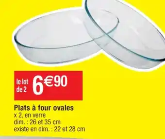 Cora x Carrefour Plats à Four Ovales offre