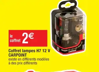 Cora x Carrefour Coffret Lampes H7 12 V Carpoint offre