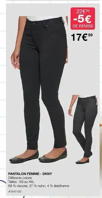 Costco Pantalon femme - dkny offre
