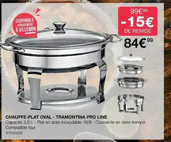 Costco Chauffe-plat oval - tramontina pro line offre