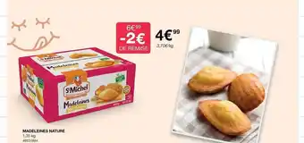 Costco Madeleines nature offre