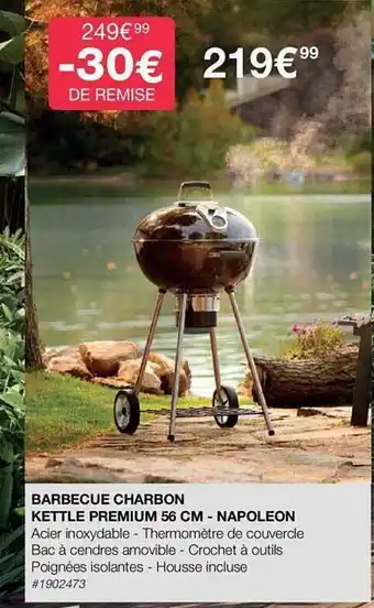 Costco Barbecue charbon kettle premium 56 cm - napoléon offre