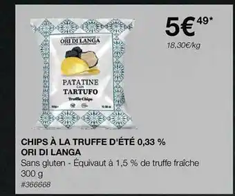 Chips à la truffe d'été 0,33% ori di langa