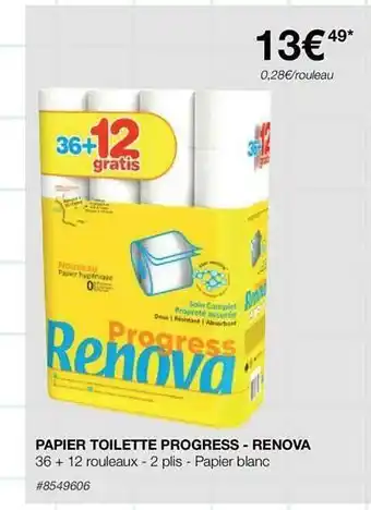 Costco Papier toilette progress - renova offre