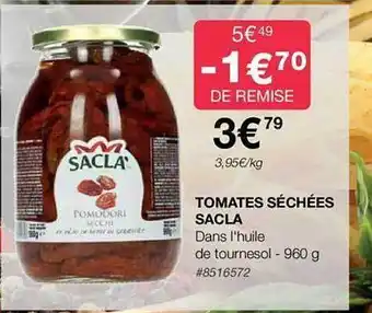Costco Tomates séchées sacla offre