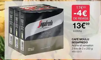 Costco Café moulu segafredo offre