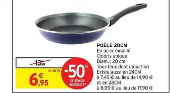 Intermarché Poêle 20 cm offre