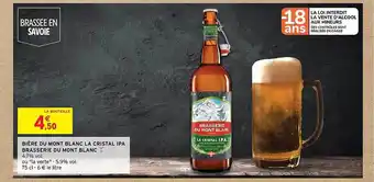 Intermarché Bière du mont blanc la cristal ipa brasserie du mont blanc offre