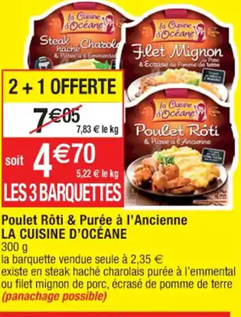 Cora x Carrefour Poulet Rôtiet Purée à L'Ancienne La Cuisine D'Océane offre
