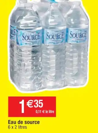 Cora x Carrefour Eau de Source offre