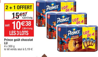Cora x Carrefour Prince Goût Chocolat Lu offre