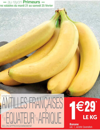 Cora x Carrefour Banane offre