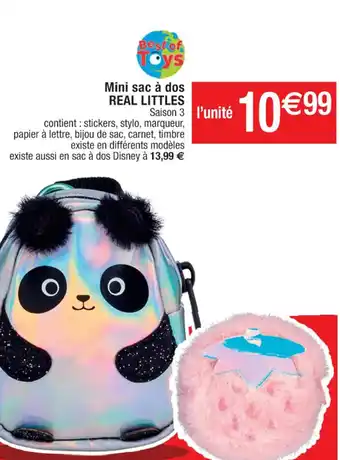 Cora x Carrefour Mini Sac à Dos Real Littles offre