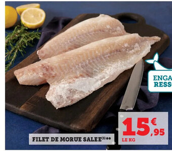Hyper U Filet de Morue Salee offre