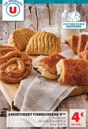 Hyper U Assortiment Viennoiseries U offre