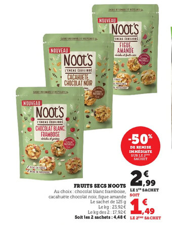 Hyper U Fruits Secs Noots offre
