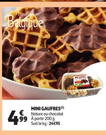 Auchan Mini Gaufres offre