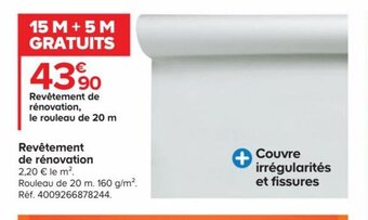 Castorama Revetement de Renovation offre