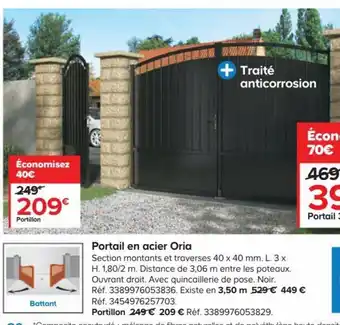 Portail En Acier Oria