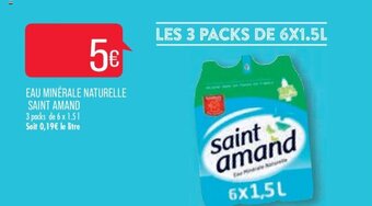 Match Eau Minérale Naturelle Saint Amand offre