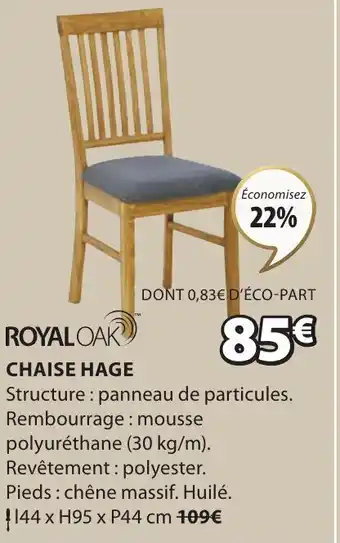 JYSK Chaise Hage offre