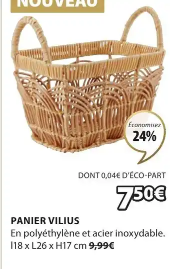 JYSK Panier Vilius offre