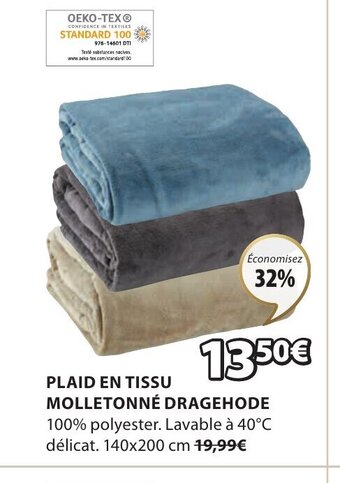 JYSK Plaid en Tissu Molletonné Dragehode offre