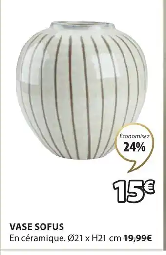 JYSK Vase Sofus offre