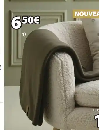 JYSK Plaid En Tissu Molletonné Daglilje offre