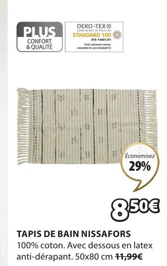 JYSK Tapis de Bain Nissafors offre