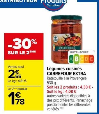 Carrefour Légumes cuisinés carrefour extra offre