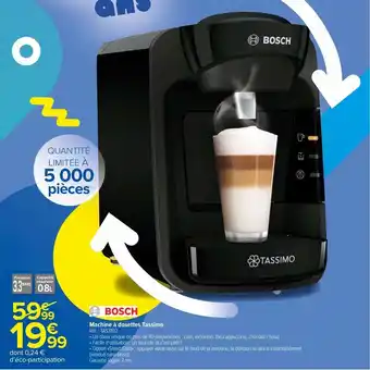 Carrefour Market Machine à dosettes tassimo offre