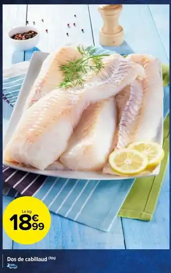 Carrefour Market Dos de cabillaud offre