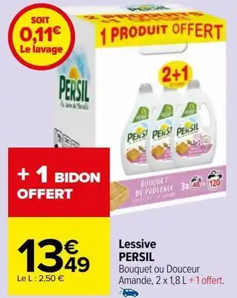 Carrefour Market Lessive persil offre